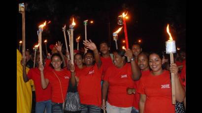 Marcha de las Antorchas en Santiago de Cuba