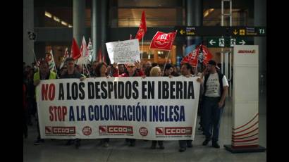 Huelga de trabajadores de Iberia