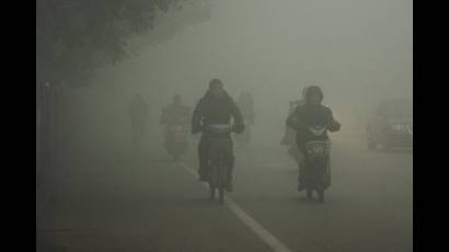contaminación atmosférica China