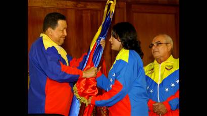 Abanderamiento de la delegación