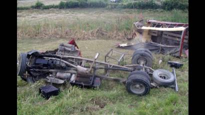 Accidente de tránsito en Holguín