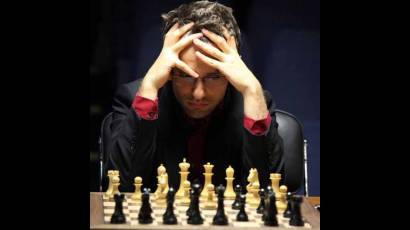 El armenio Levon Aronian en el Torneo de Candidatos