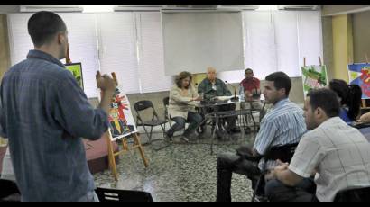 Diálogo en el Pabellón Cuba