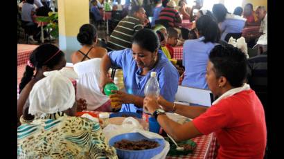 Visita familiar en la Prisión de Mujeres en El Guatao