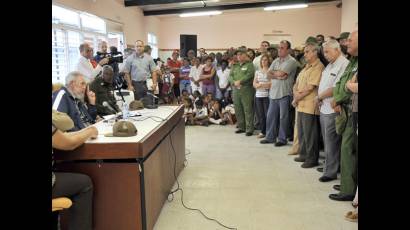 Fidel en la inauguración del Complejo Educacional «Vilma Espín Guillois»