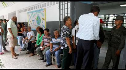 Votantes en Venezuela
