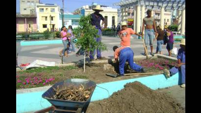 Rehabilitación de las áreas verdes de la ciudad de Santiago de Cuba