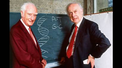 James Watson y Francis Crick