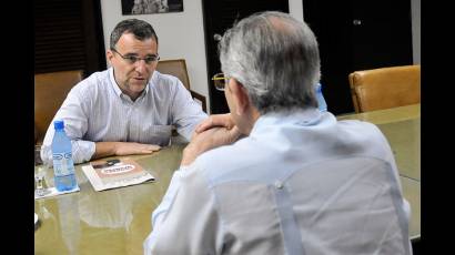 José Ramón Balaguer Cabrera con el compañero Valter Ventura Pomar