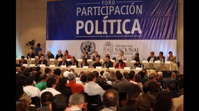 Foro sobre participación política