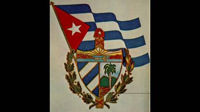 Escudo Nacional y Bandera de Cuba