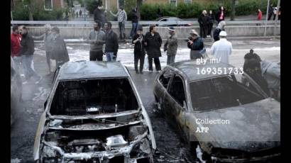 Carros quemados