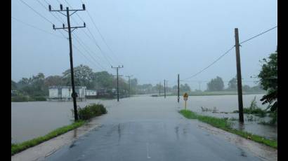 Intensas lluvias en Pinar del Río