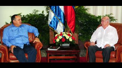 Diosdado Cabello y Machado Ventura