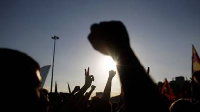 Protestas en la plaza Taksim de Estambul