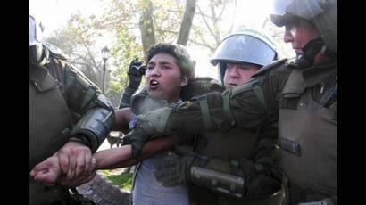 Represión en Chile