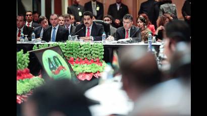 Nicolás Maduro en Cumbre del Caricom