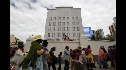 Marcha en apoyo a Evo Morales