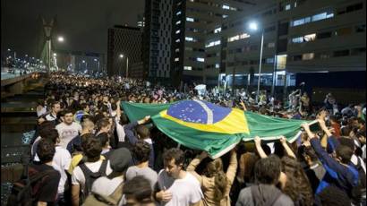 Protestas en Brasil