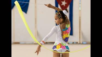 Competencia de gimnasia rítmica