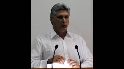 Vicepresidente de Cuba Miguel Díaz-Canel Bermúdez