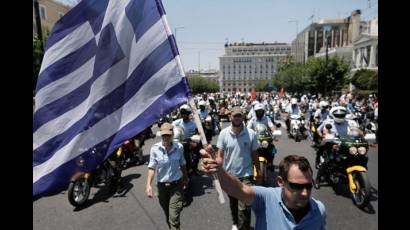 Huelga de tres días en Grecia