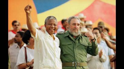 Fidel y Mandela