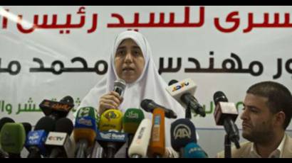 Shaima, hija del presidente Mohamed Mursi