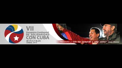 VII Encuentro Continental de Solidaridad con Cuba