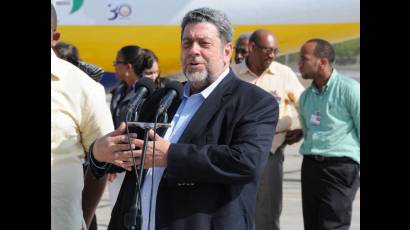 Primer ministro de San Vicente y las Granadinas, Ralph Gonsalves