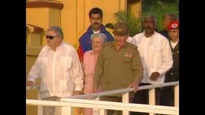 Raúl Castro en el Acto Central por el Día de la Rebeldía Nacional