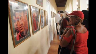 Exposición de Fidel y Chávez