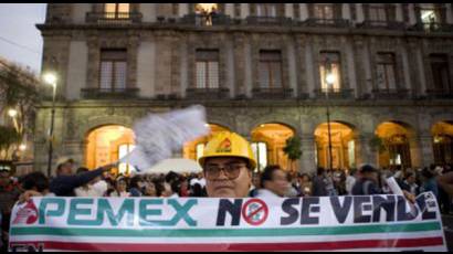 Protesta en México