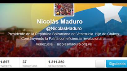 Cuenta de Nicolás Maduro