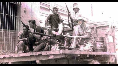Miembros del Movimiento 26 de Julio en Cienfuegos