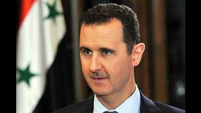 El presidente de Siria, Bashar Al-Assad