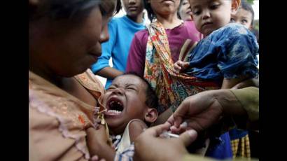 Vacunación en Indonesia