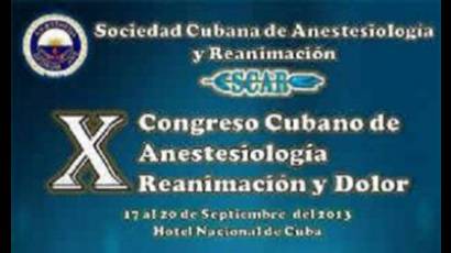 Cartel Congreso Nacional de Anestesiología, Reanimación y Dolor