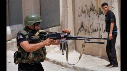Mercenario del llamado Ejército Libre Sirio