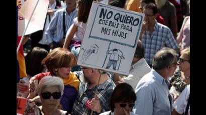 Manifestación en España