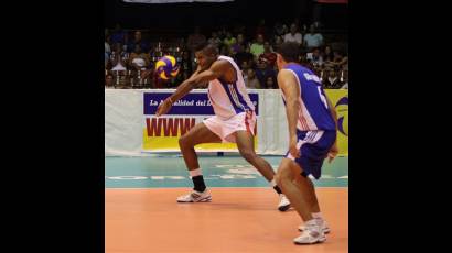 Selección masculina de voleibol en torneo Norceca