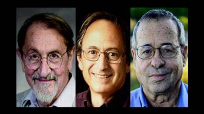 Martin Karplus, Michael Levitt y Arieh Warshel