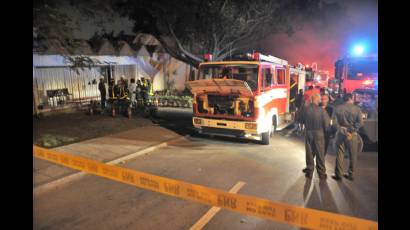 Incendio en Laboratorio de Química de la Universidad de La Habana