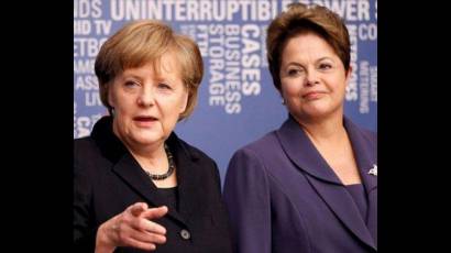 Dilma Rousseff y Ángela Merkel