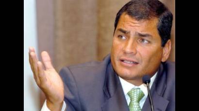 Denuncia Rafael Correa prevalencia del capital sobre el ser humano