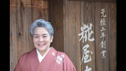 Myoho Asari, propietaria de Kojiya Honten