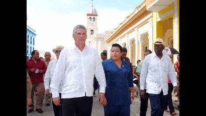 Miguel Díaz-Canel Bermúdez en Bayamo