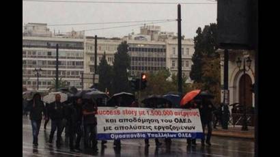 Huelga general en Atenas