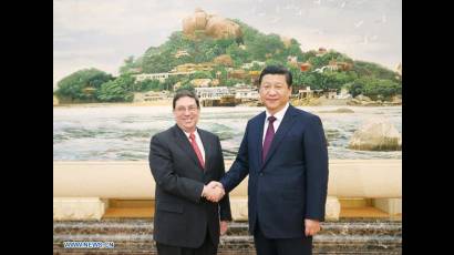 El Presidente Xi Jinping recibió al canciller Bruno Rodríguez