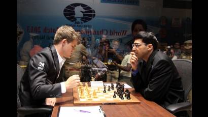 Carlsen y Anand por el título